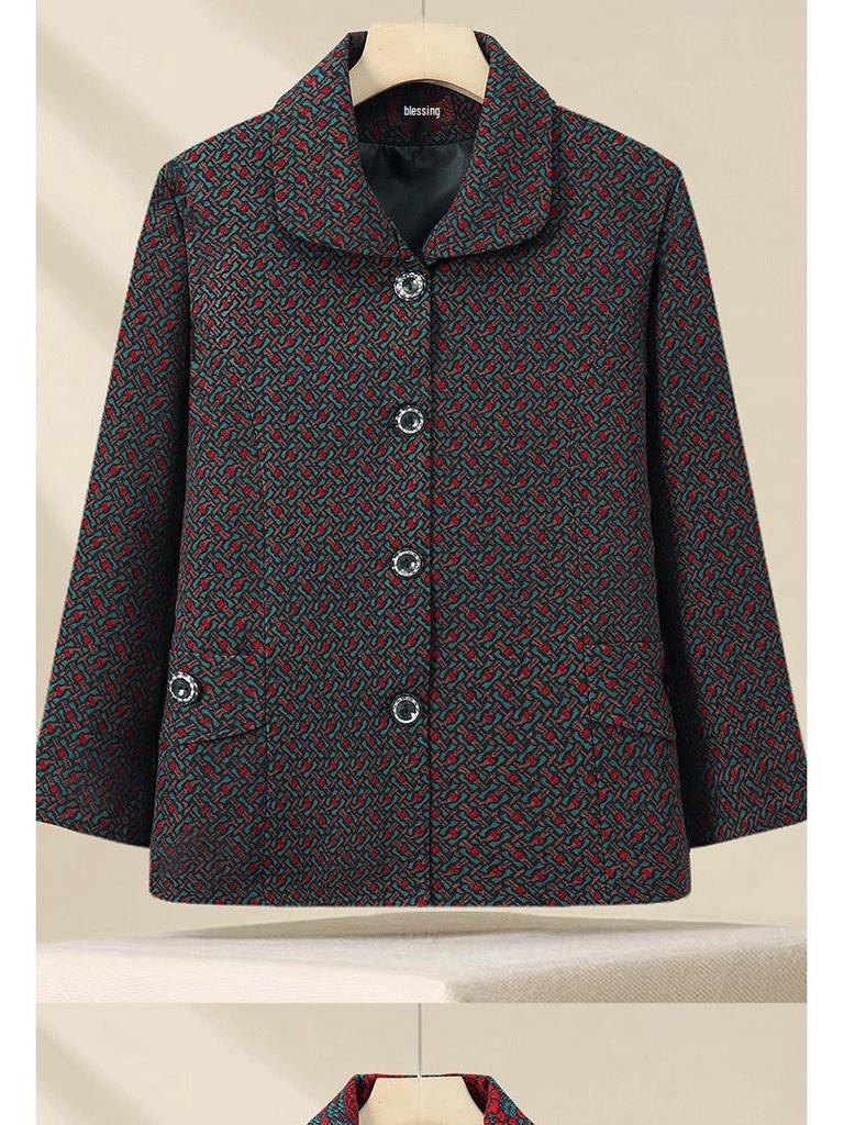 Grandma's Timeless Autumn Coat for Seniors (Ages 60-80) - New 2025 Spring & Autumn Fashion