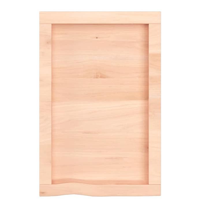 VidaXL Wall Shelf 40x60x4 Cm Solid Untreated Oak Wood 363516