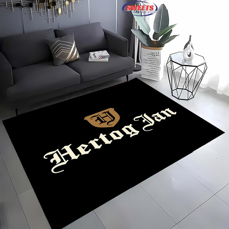 3D Printing H-Hertog Jan LOGO Large Carpet for Home Living Room  Kids Bedroom Mat Sofa Doormat Kitchen Floor Rug Anti-slip Decor