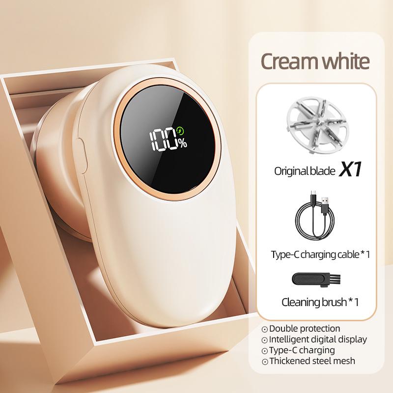 Wanshijin Smart Rechargeable Lint Remover – Portable De-pilling Device with Digital Display