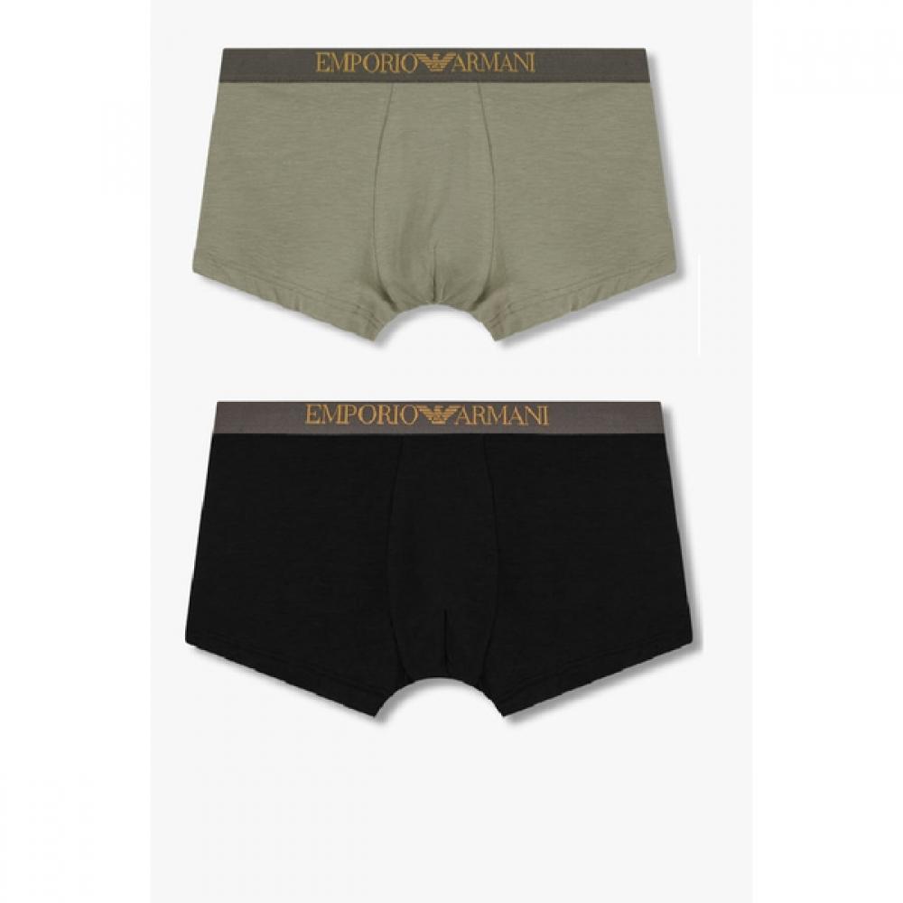 Emporio Armani Мужской набор с выдавленным логотипом, пояс, вискоза, ящики 0815112036 0815112037 M(100)