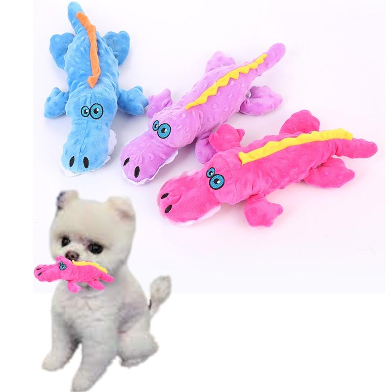 Bite-resistant Crocodile Plush Dog Toy Silicat Brand For Teeth Care And Playtime Characters)