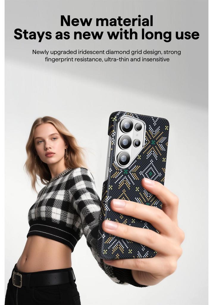 Samsung Galaxy S26 Ultra Case: Kevlar Texture, Magnetic Adsorption, Drop-Proof Design
