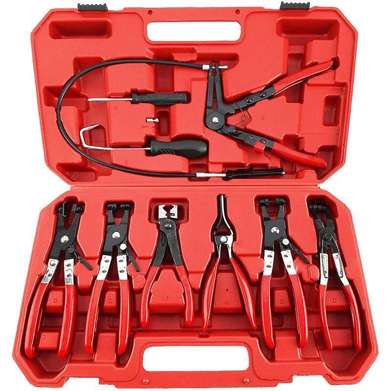 9-Piece Car Water Hose Clamp Set for Repairs