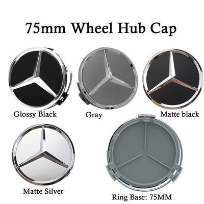 4 pezzi 75mm ABS Per Mercedes Benz AMG W203 W206 W220 W205 W211 W212 w204 w213 Tappi Centrali Ruota Auto Emblema Benz Parti Cerchioni Pneumatici EB2