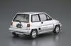 Aoshima Bunka Kyozai The Model Car Series 60 Honda AA City Turbo II 1985 Plastic Model Molded In Color (AOSHIMA) 1/24 No. Kit,