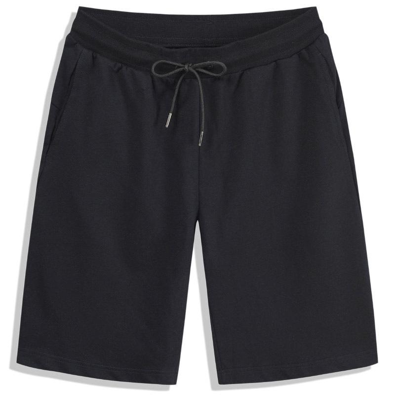 

Мужские летние повседневные пляжные шорты 2023 - Свободный крой 3XL чёрный