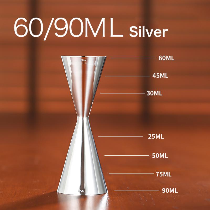 Japanese-Style Cocktail Jigger Creative Engraving Measuring Cup Stainless Steel Cocktail Jiggers Bartender Tools Bar Accessories