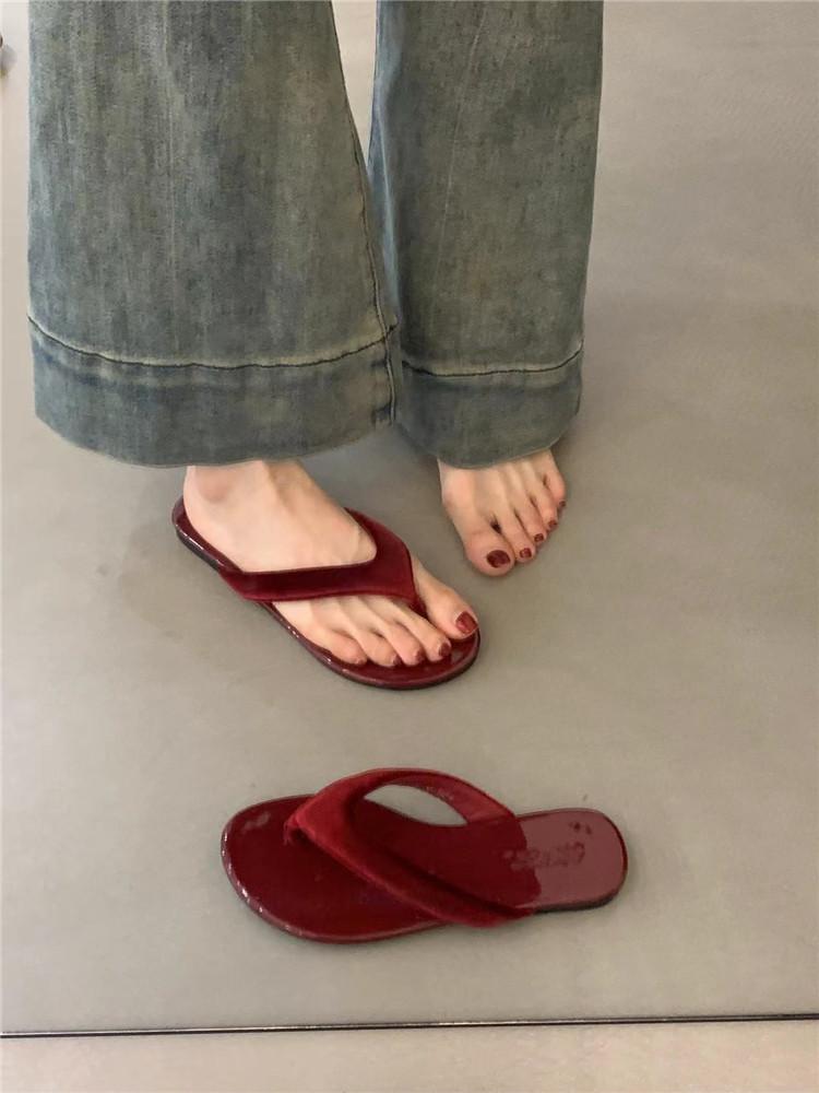 Flache Sohle sanfte Abendbrise Hausschuhe Damenschuhe 2024 Sommer neu Französisches Temperament elegant Leopardenmuster mit Rock Sandalen