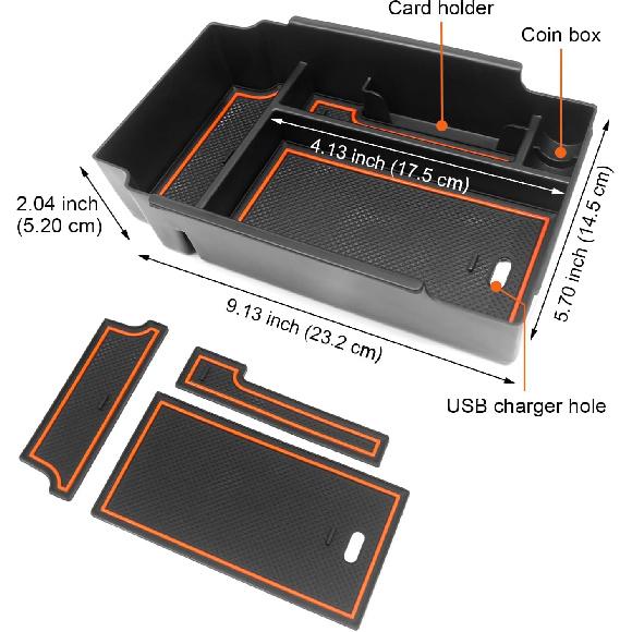 MOCHNET Center Console Organizer For 2024 2025 2026 Subaru Crosstrek Accessories & 2024-2026 Subaru Impreza Console Tray, 2026 Crosstrek Hybrid