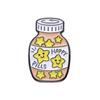 Alloy Brooch Personalized In Fun Cartoon Candy Bottle Design For Stylish Wear
