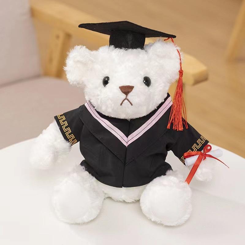 Kindergarten Graduation Gift High School Primary School Bear Doll Plush Toy Commemorative Gift Dr. Bear