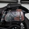 1 Pair Travel Luggage Storage Bag Saddlebag Motorbike Accessories Tool Bag Retro Punk Style Saddlebag PU Side Bag