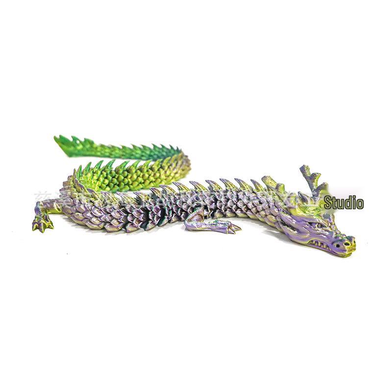 Articulated 3D Printed Chinese Dragon Children's Gift Ornament