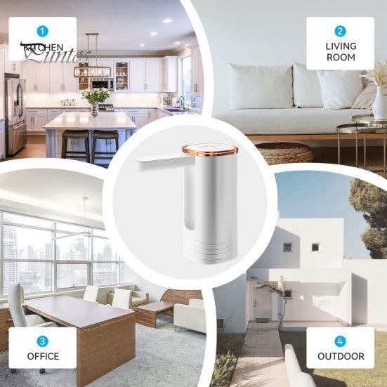 Water Bottle Pump Low Noise Rechargeable Compact Size Electric Automatic Drinking Mini Water Jug Dispenser Office Supplies