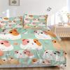 3pcs Guinea Pig Bedding Set, Suitable for Bedroom Decoration, (Includes 1 Duvet Cover And 2 Pillowcases, Quilt Not Included) yy250822148