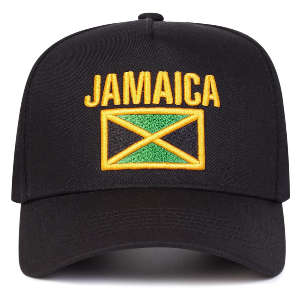 Unisex Jamaica Embroidery Baseball Caps Spring Autumn Outdoor Adjustable Casual Hats Sunscreen Hat Sports Cap