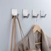 8Pcs Towel Hooks For Bathrooms Adhesive Wall Hooks For Hanging Robe Coat Stick On Hooks No Damage Stainless Steel