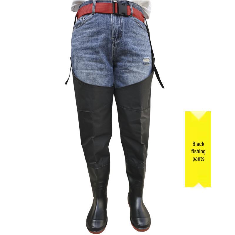 Red Poetry Thickened Fishing Waders / Pants for Catching Fish