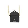 Michael Kors MK Jet Set 11 Logo Chain Saffiano Leather Shoulder Crossbody Bag Small Women Bags Black 32S3GJ6C0L-BLACK