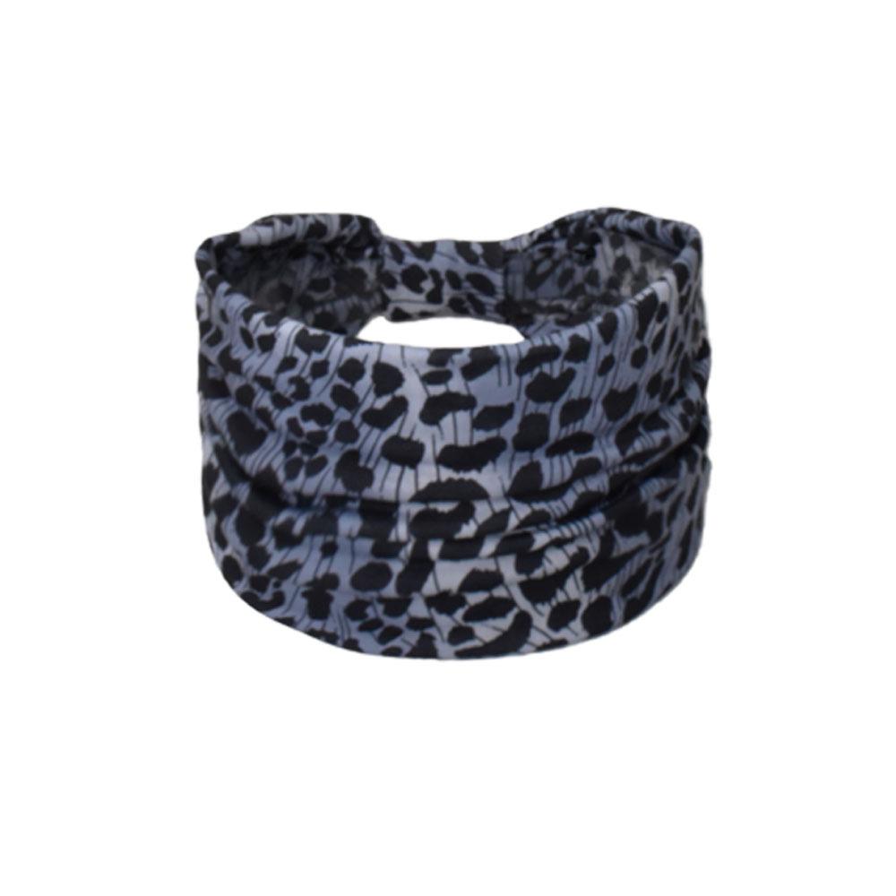 Women's Paisley Sport Yoga Headband - Sweat-Absorbing, Elastic Cotton, Bohemian Style