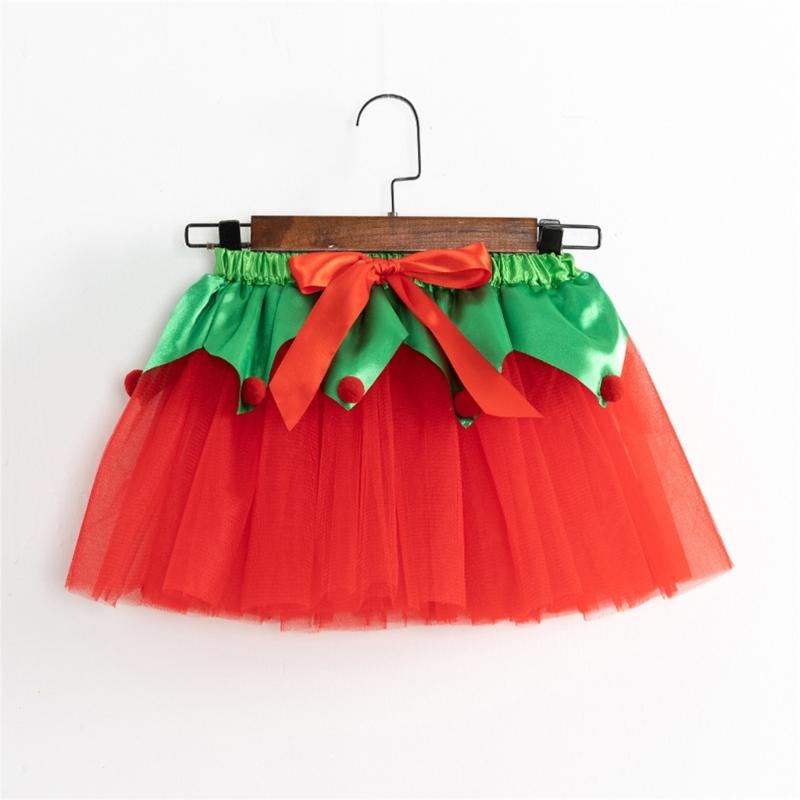 Weihnachtsprinzessin Outfits Tutu-Rock Weihnachtsbaum/Hirsch Geweih Weihnachts-Kostüm für Halloween Cosplay Kostüm