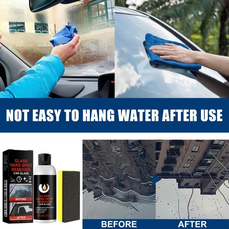 Powerful Glass Polishing Compound For Automotive Use Effectively Dissolves Oil Film Water Spots And Road Grime