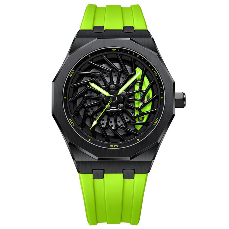 

Часы SVJ Wheel Hub Мужские BWM I8 Модифицированная тема Ultra Run Светящиеся кварцевые гидравлические