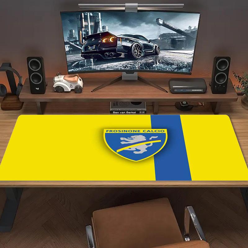 Frosinone Calcio Color Mouse Pad Large Gaming Table Cushion Non-slip Laptop Tablet Big Mousepad XXL Mat Mini PC Playmat With Lock Edge