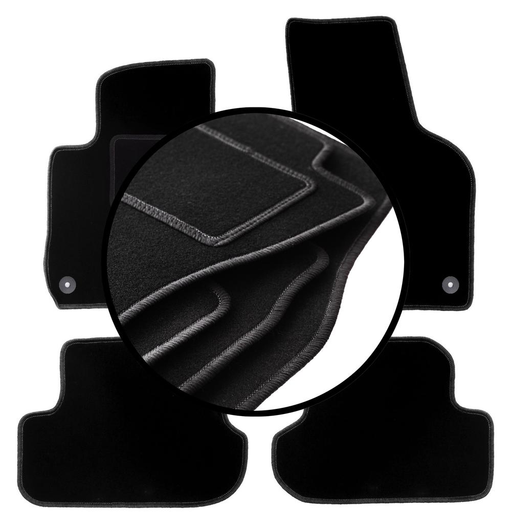 Juego de alfombrillas de terciopelo para: Volkswagen Beetle cabrio, coupé (2012-2019)