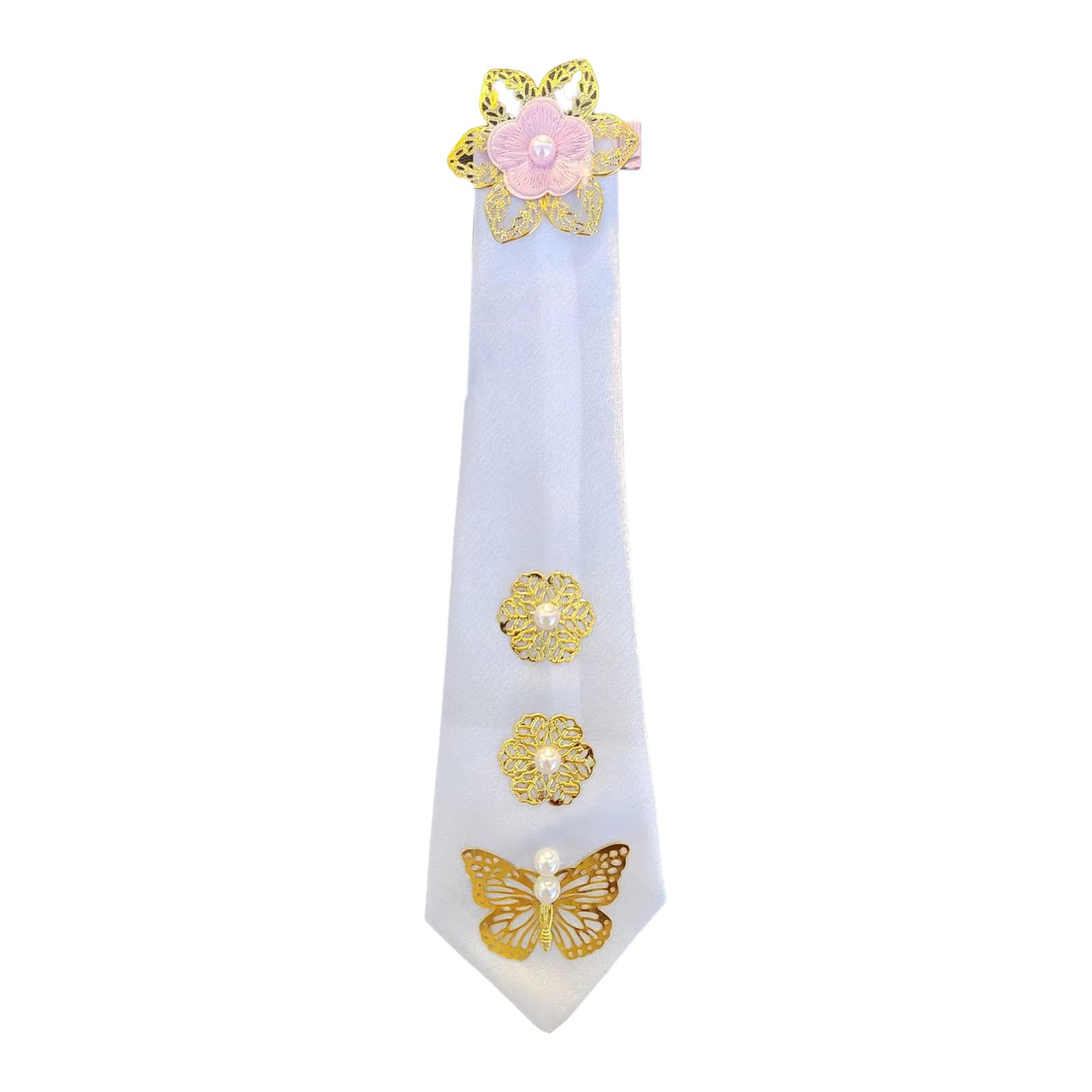 

Традиционная корейская повязка на голову Янджи для женщин, мягкая и дышащая, с украшениями в виде бабочек, повязка для волос для культурного мероприятия, повседневной носки 17