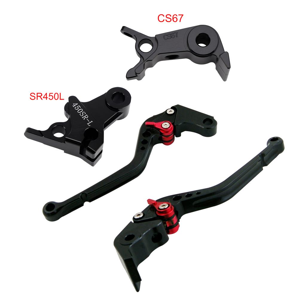 Long Clutch Brake Lever fit for VOGE DS900X 900DSX 2024-2026 Black