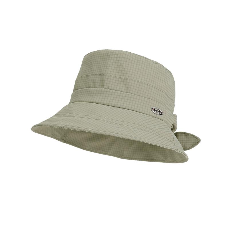 Summer sun hat, women's high-end sense, large eave sun protection sun hat, Korean version, fashionable bow fisherman hat