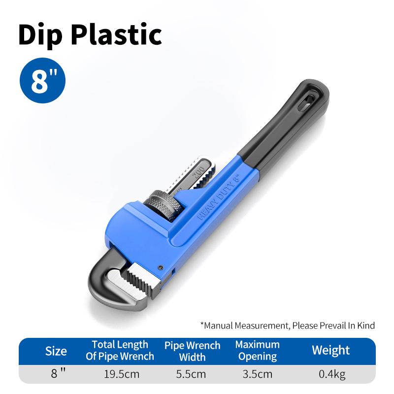 

8/10/12 Дюймовый Сантехнический Установочный Ключ Гаечный Ключ Сверхмощный Прямой Трубный Ключ Универсальный Большой Отверстие Регулируемый Зажим