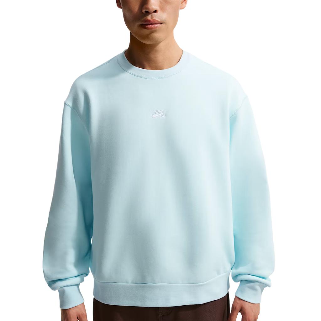 Nike Solid Color Loose Fit Fleece Sweatshirt Unisex Tops FV7354-474