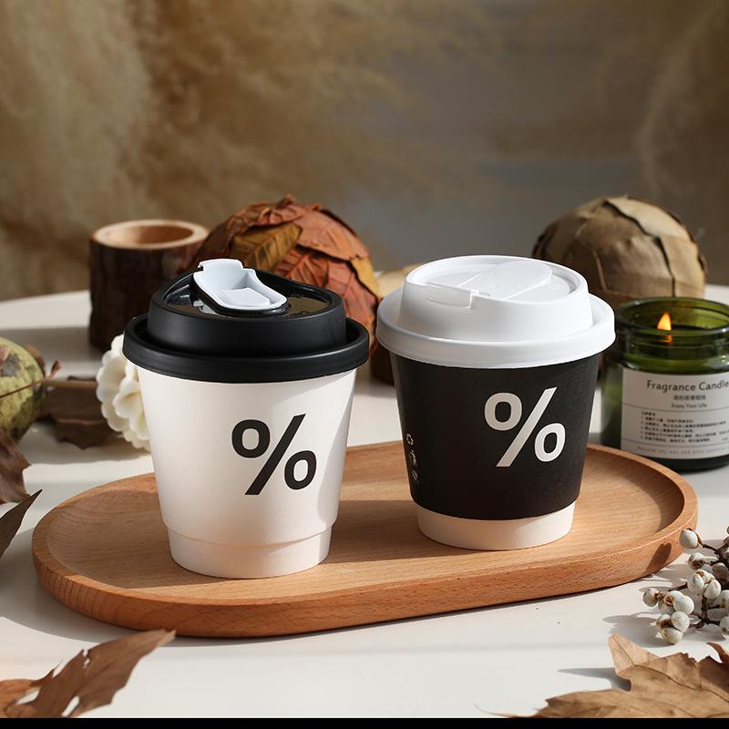 Korean Style Disposable Coffee Milk Tea Paper Cups for Photo Shoots