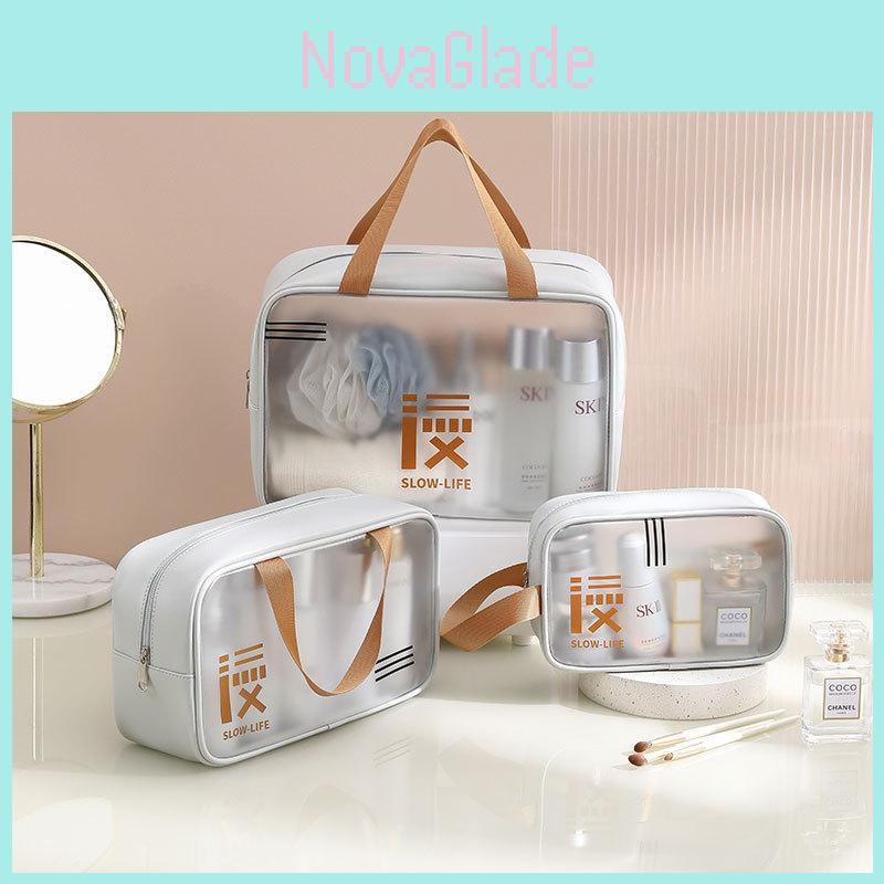 Anime Clear Cosmetic Organizer With Waterproof Pu Pvc For Women And Men Personal Care