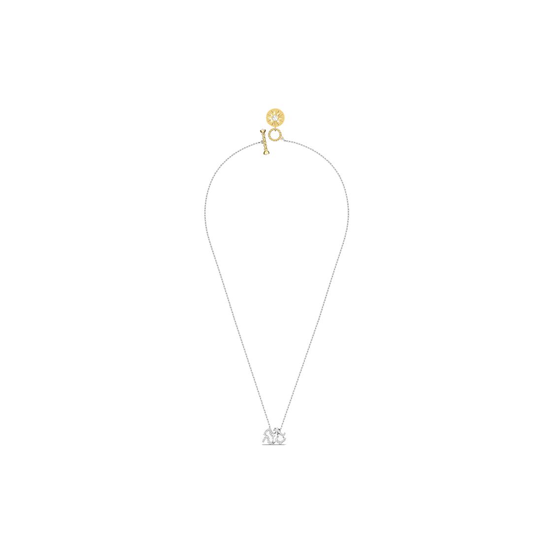 

Swarovski Zodiac Aquarius Necklace Women necklace Silver 5561421 Box (Random Color)