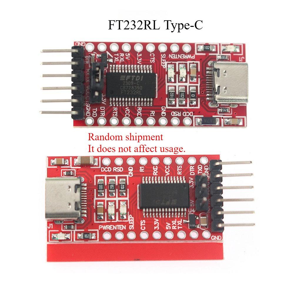 FT232RL USB To TTL Serial Port Module 3.3V 5V USB TO TTL 232 FT232 TYPE-C/Mini FT232RL Module for Arduino DIY