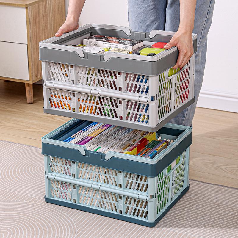 Collapsible Multi-use Basket for Groceries, Picnics, Fruits, Vegetables, and Storage