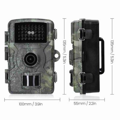 Caméra de surveillance 2,0 pouces IP66 Étanche 1080P HD Caméra d'extérieur pour la surveillance de ferme Observation de terrain extérieur