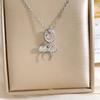 Necklace European and American aircraft camera zircon light luxury temperament gorgeous accessories fashion versatile hot sale collarbone chain women