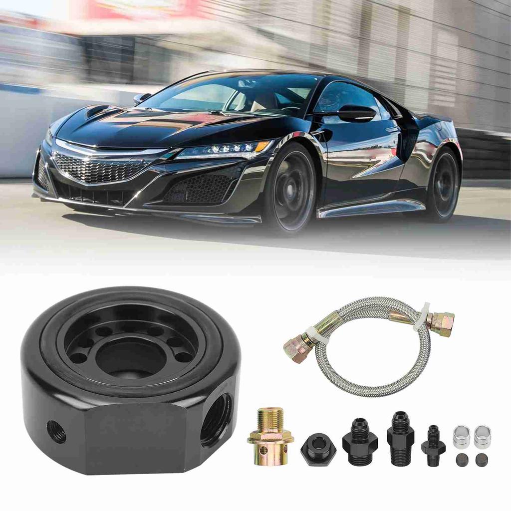 11Pcs VTEC Head Conversion Kit Oil Filter   Plate Adapter Aluminum Replacement for   LS B18 B20
