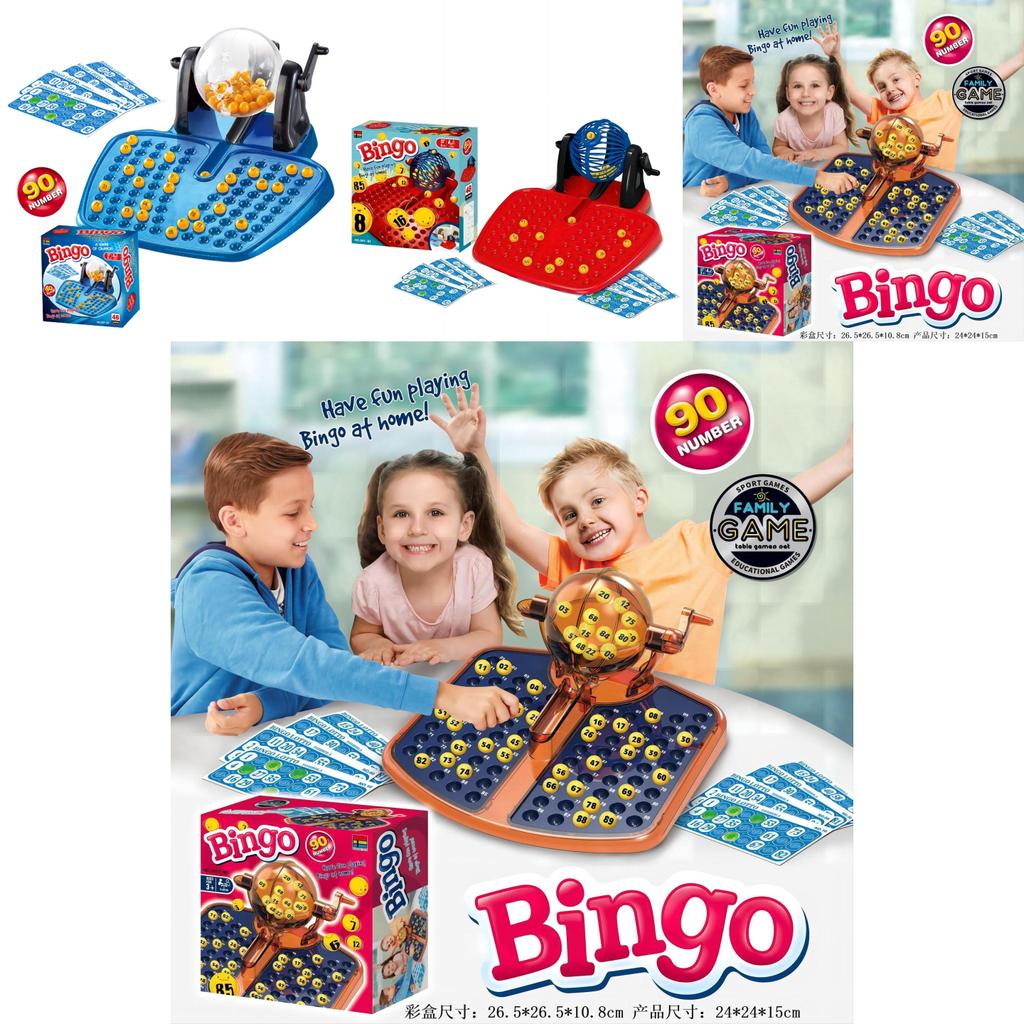 Engaging Plastic Bingo Game Handheld Lottery Machine Perfect For Parties And Family Gatherings