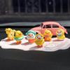 Creative Mini Yellow Duck Ornament Lovely Decorative Accessories Car Interior Decoration Car Good Gift for Home Vehicle Styling