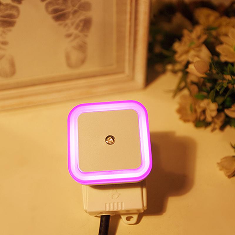 1/2PCS Veilleuse sans fil LED à détecteur de mouvement Lampe de nuit Chambre d'enfant Table de chevet Éclairage de placard Lampes à prise UE/US