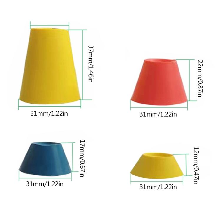 Durability Rubber Golf Tees Golfer Ball Tees Holder Golf Mat Golf Practice Tees for Convenient Outdoor Use