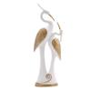 White Polyresin Pair of Kissing Duck Showpiece Home Decor, Office Decor or Perfect for Living Room Decor & Gifting