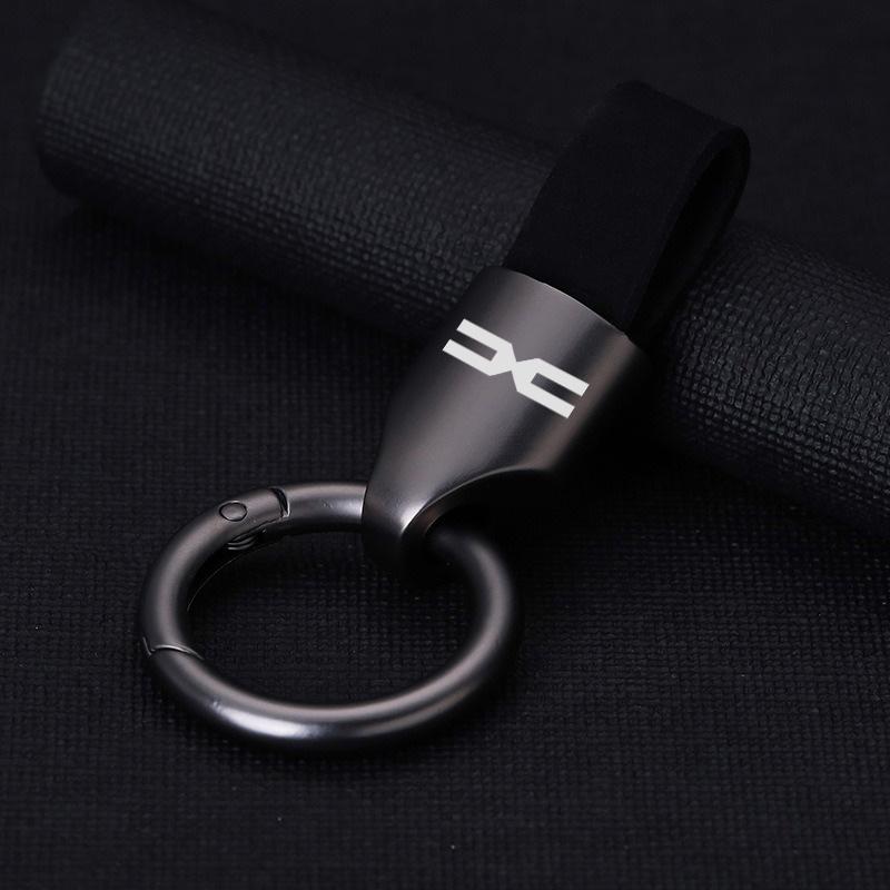 

Metal Car Keychain Key Ring Anti-Loss Keyring Pendant For Dacia Logan Sandero Duster Lodgy Spring Jogger Dokker Auto Accessoies