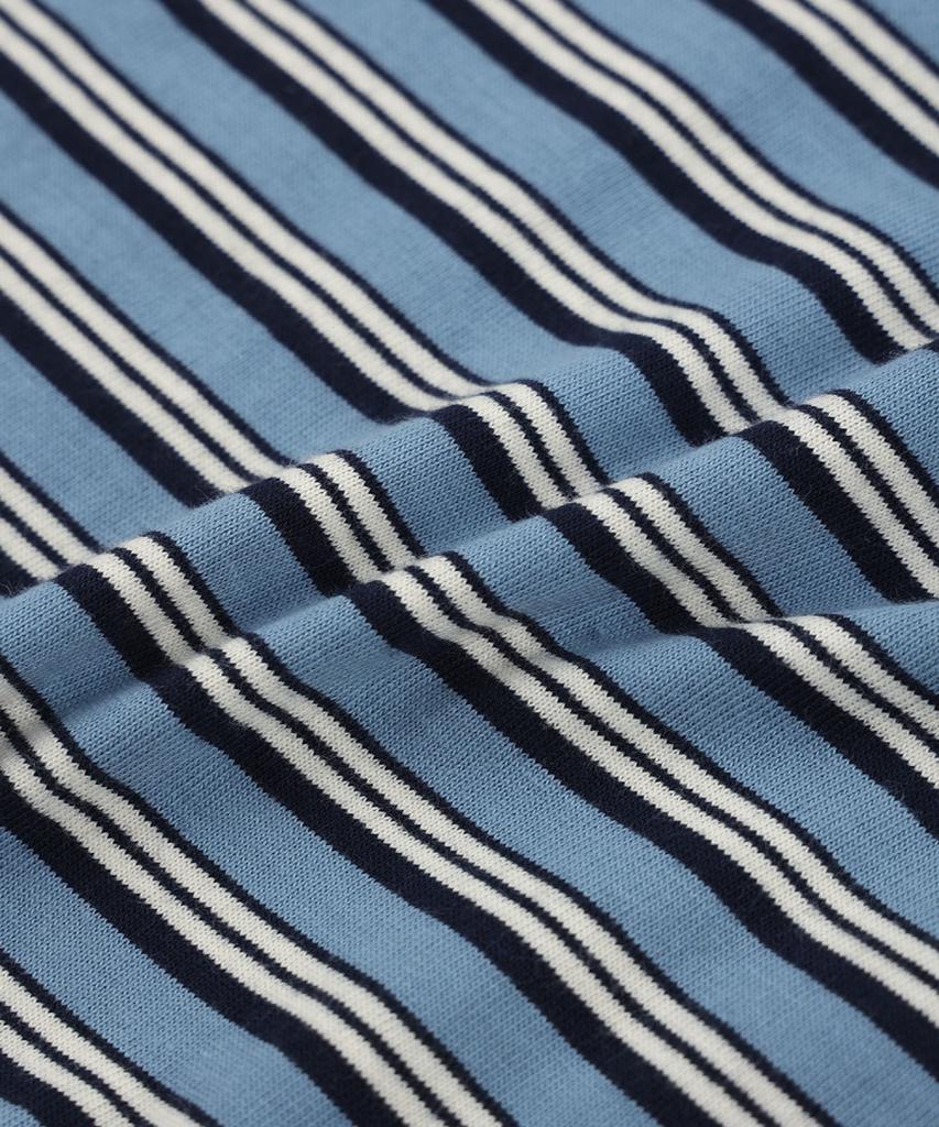 Yunibeoseugameonteu Ug Stripe Emblem T-Shirt_Light Blue